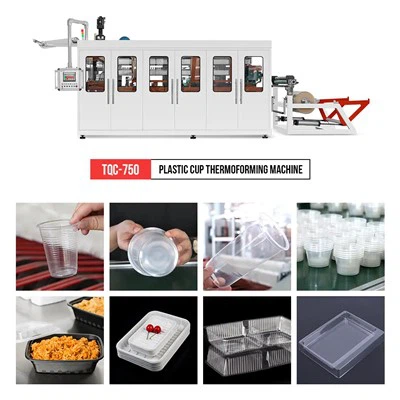Plne automatický plastový pohár Thermoforming stroj